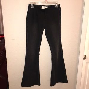 Newbury Kustom Black Bell Bottoms